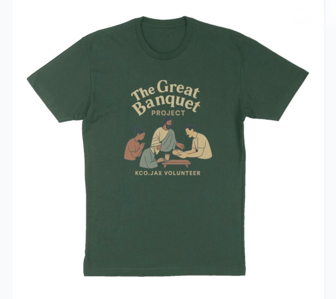 The Great Banquet - Volunteer Tee (Dark Green)